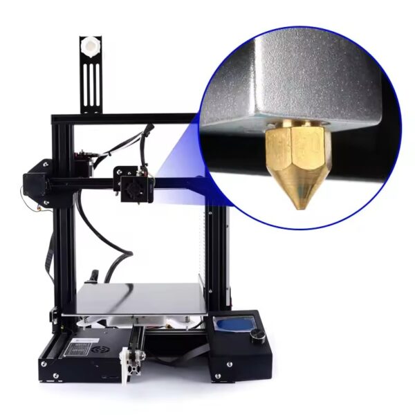 0.5mm Mk8 Brass Nozzle - 1.75mm Filament